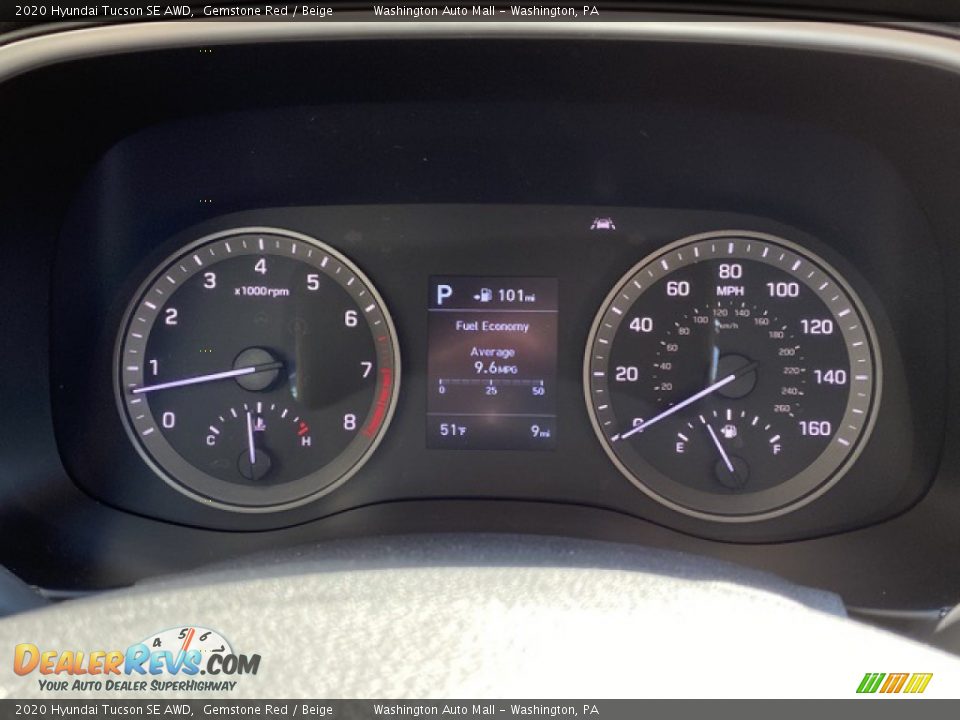 2020 Hyundai Tucson SE AWD Gemstone Red / Beige Photo #21