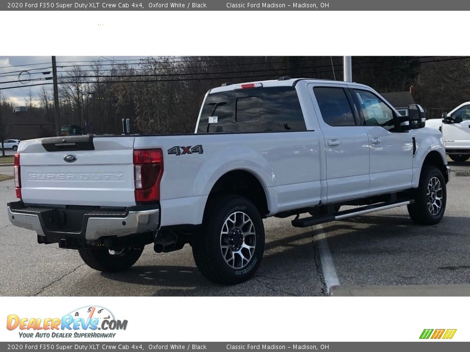 2020 Ford F350 Super Duty XLT Crew Cab 4x4 Oxford White / Black Photo #7