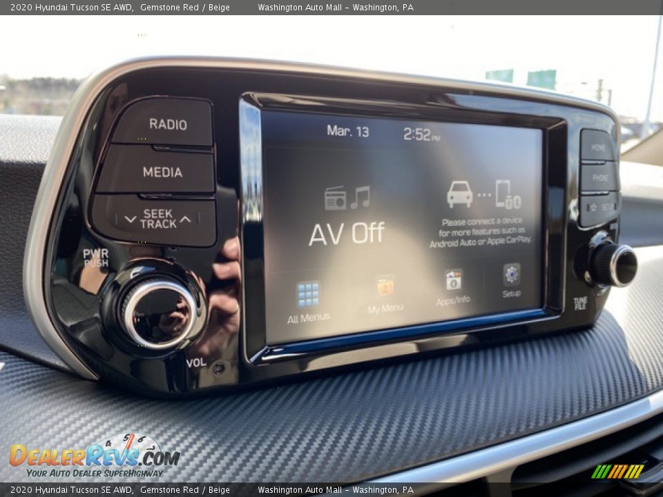 2020 Hyundai Tucson SE AWD Gemstone Red / Beige Photo #23