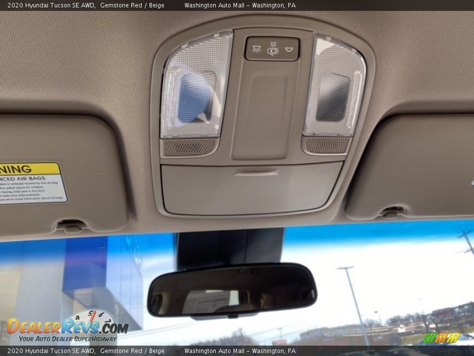2020 Hyundai Tucson SE AWD Gemstone Red / Beige Photo #28