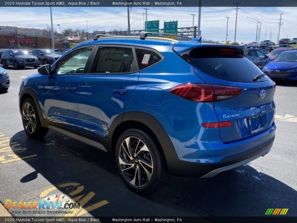 2020 Hyundai Tucson Sport AWD Aqua Blue / Black Photo #5