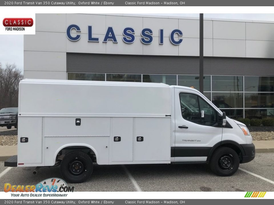 2020 Ford Transit Van 350 Cutaway Utility Oxford White / Ebony Photo #1