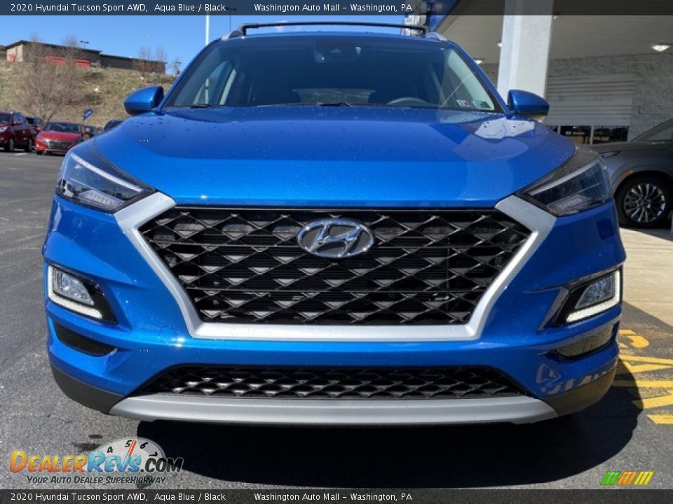 2020 Hyundai Tucson Sport AWD Aqua Blue / Black Photo #7