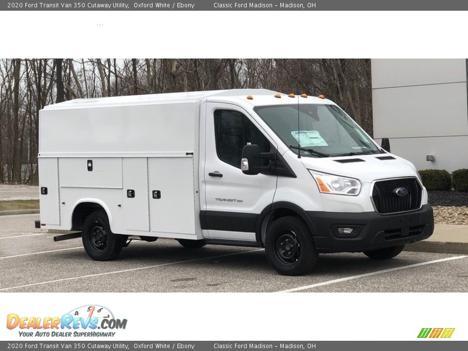 2020 Ford Transit Van 350 Cutaway Utility Oxford White / Ebony Photo #2