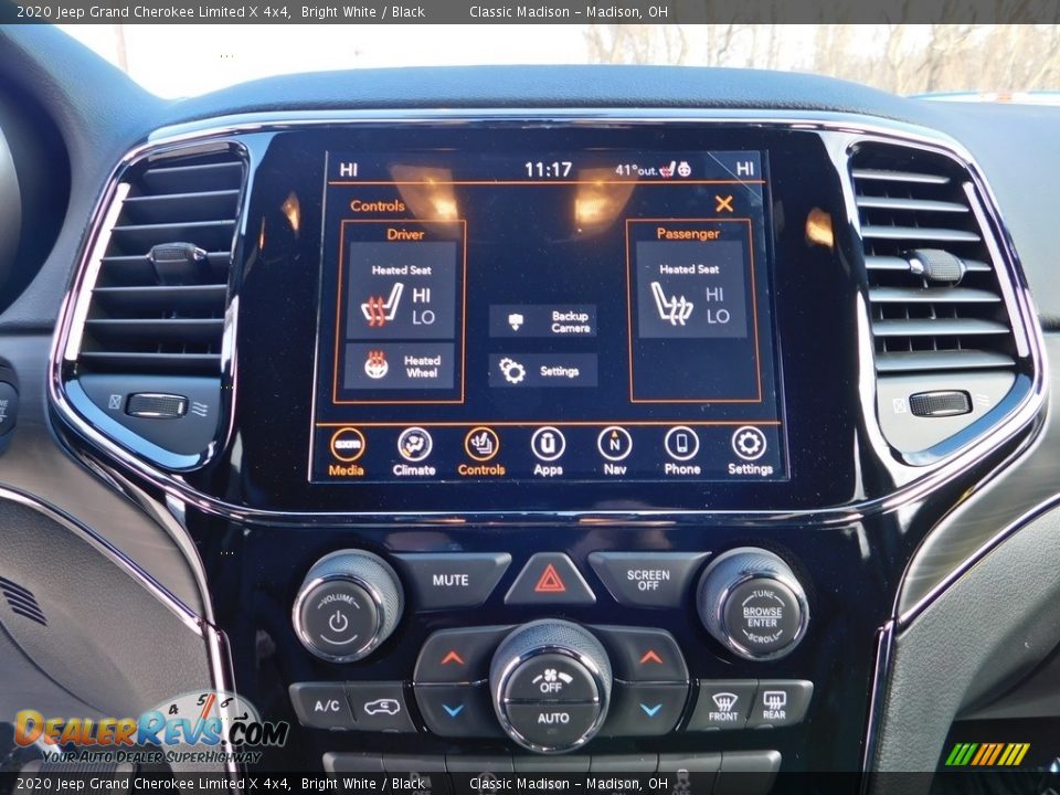 2020 Jeep Grand Cherokee Limited X 4x4 Bright White / Black Photo #15