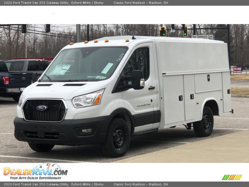 2020 Ford Transit Van 350 Cutaway Utility Oxford White / Ebony Photo #4