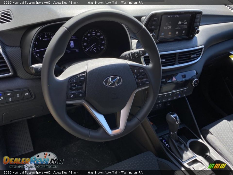 2020 Hyundai Tucson Sport AWD Aqua Blue / Black Photo #10