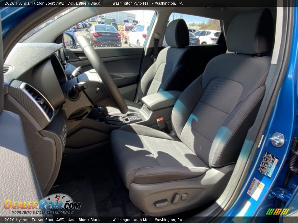 2020 Hyundai Tucson Sport AWD Aqua Blue / Black Photo #11