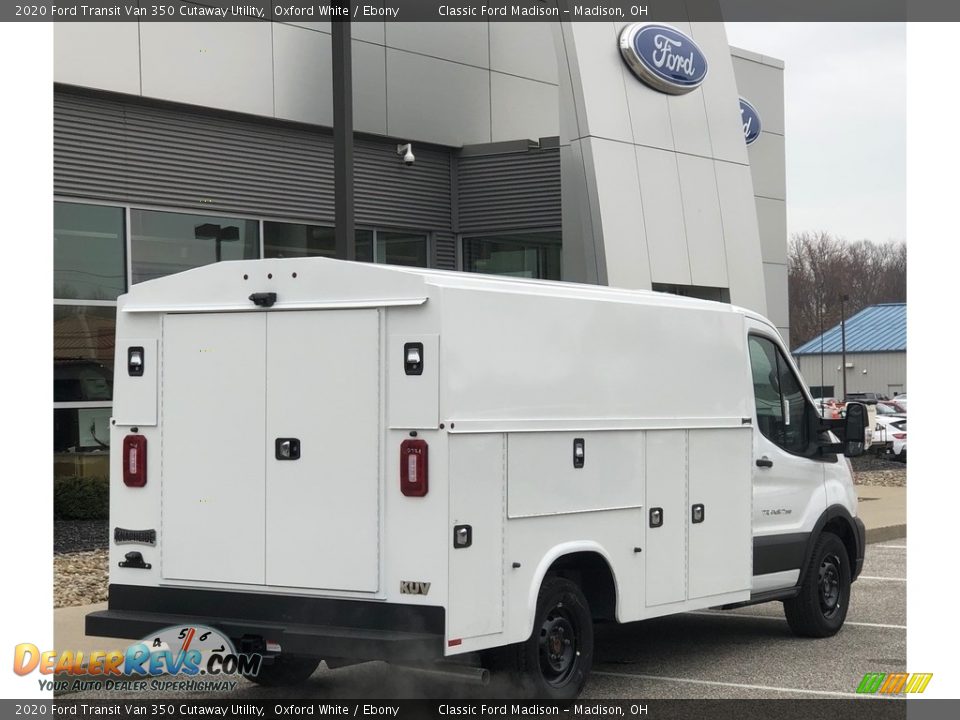 2020 Ford Transit Van 350 Cutaway Utility Oxford White / Ebony Photo #8
