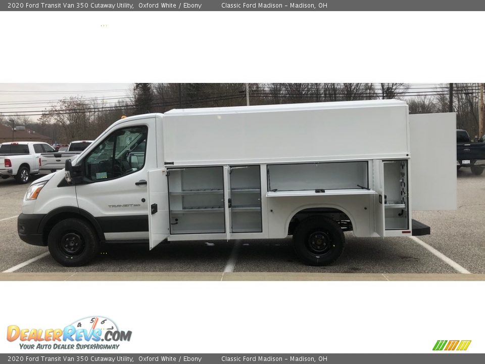 2020 Ford Transit Van 350 Cutaway Utility Oxford White / Ebony Photo #12