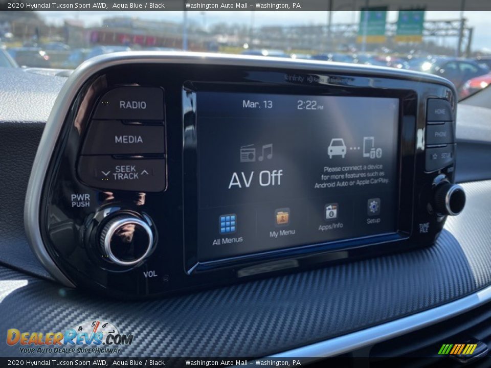 2020 Hyundai Tucson Sport AWD Aqua Blue / Black Photo #26