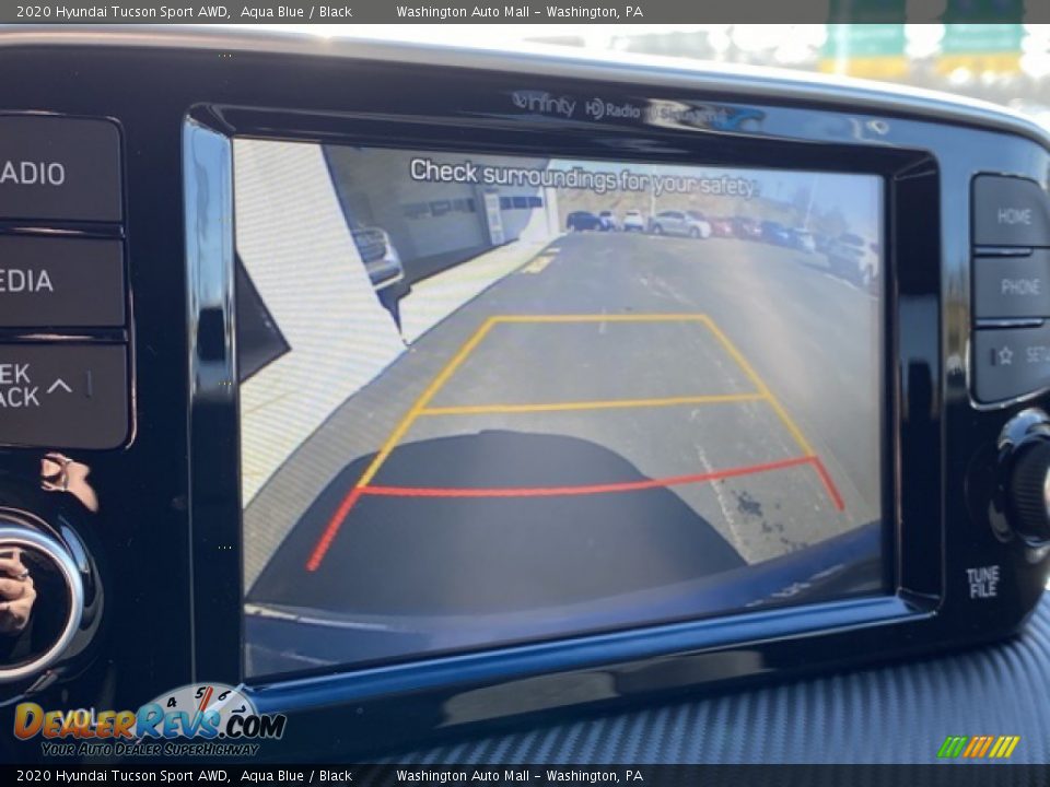 2020 Hyundai Tucson Sport AWD Aqua Blue / Black Photo #27