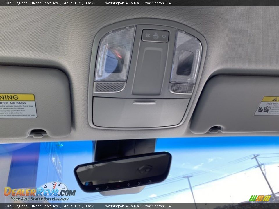 2020 Hyundai Tucson Sport AWD Aqua Blue / Black Photo #32