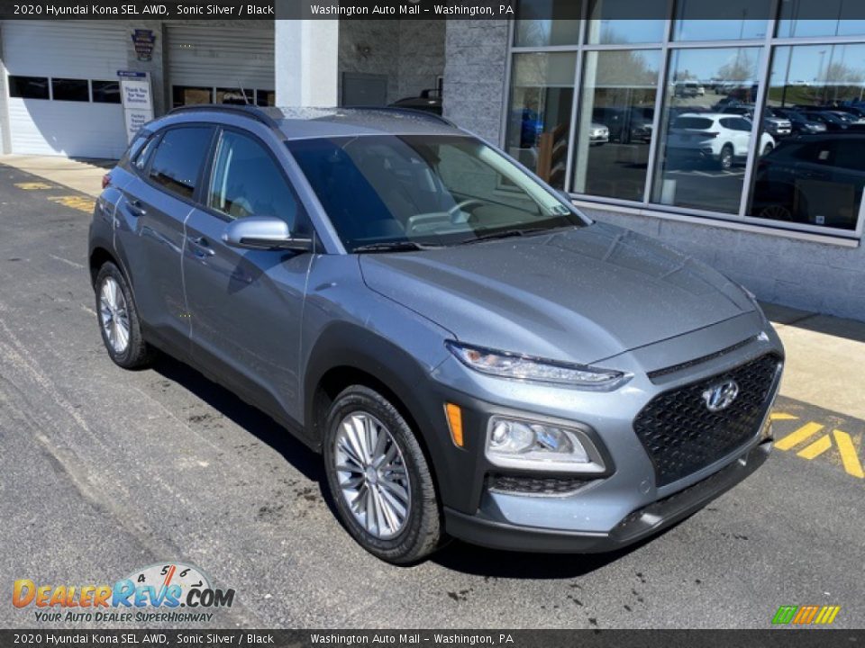 2020 Hyundai Kona SEL AWD Sonic Silver / Black Photo #1