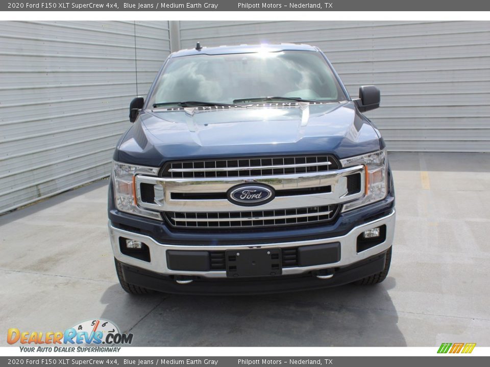 2020 Ford F150 XLT SuperCrew 4x4 Blue Jeans / Medium Earth Gray Photo #3