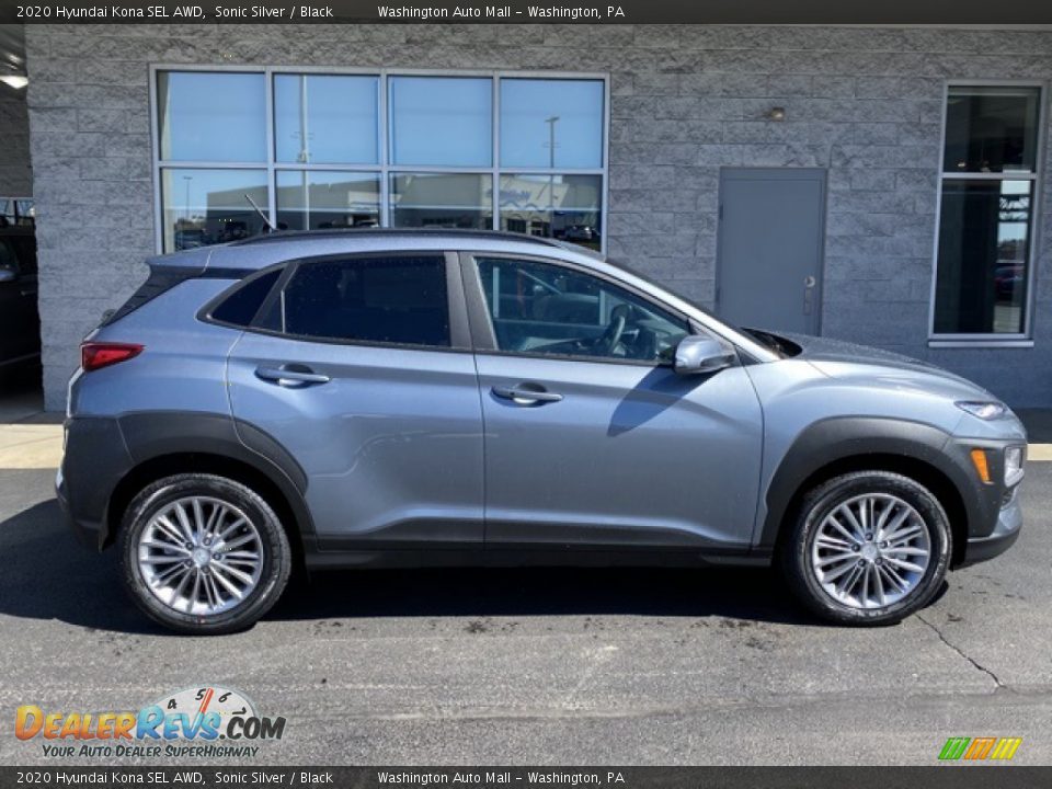 2020 Hyundai Kona SEL AWD Sonic Silver / Black Photo #2