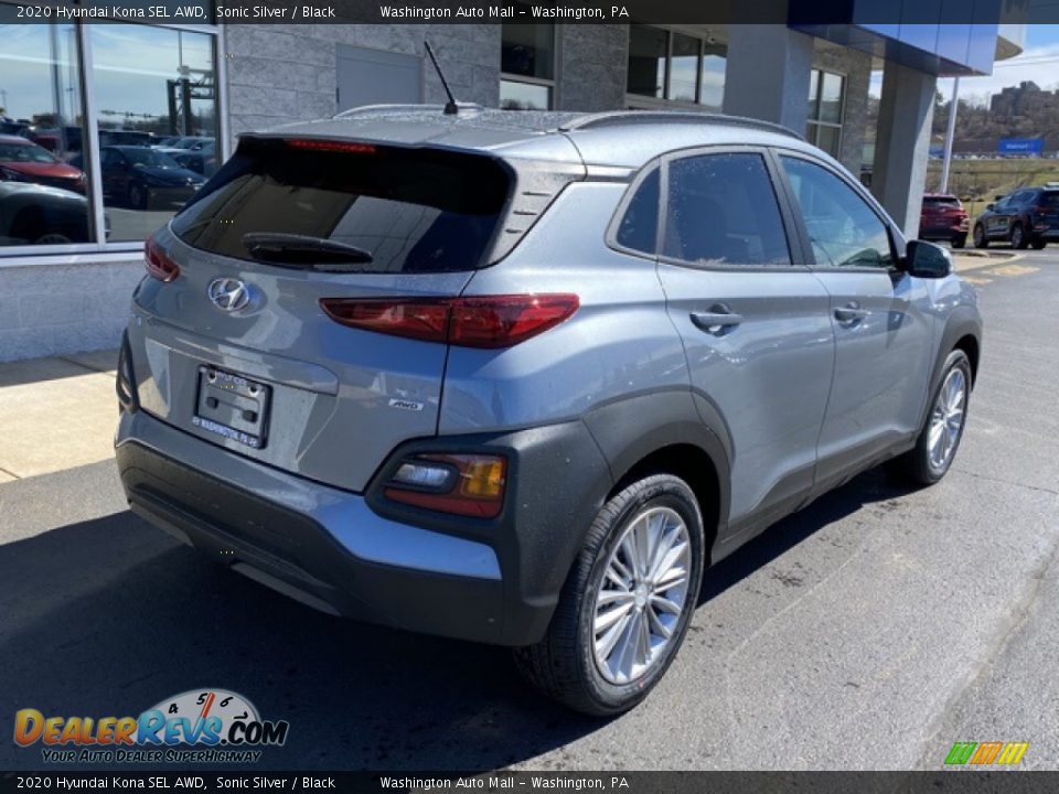 2020 Hyundai Kona SEL AWD Sonic Silver / Black Photo #3