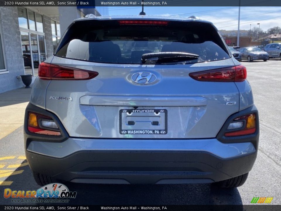 2020 Hyundai Kona SEL AWD Sonic Silver / Black Photo #4