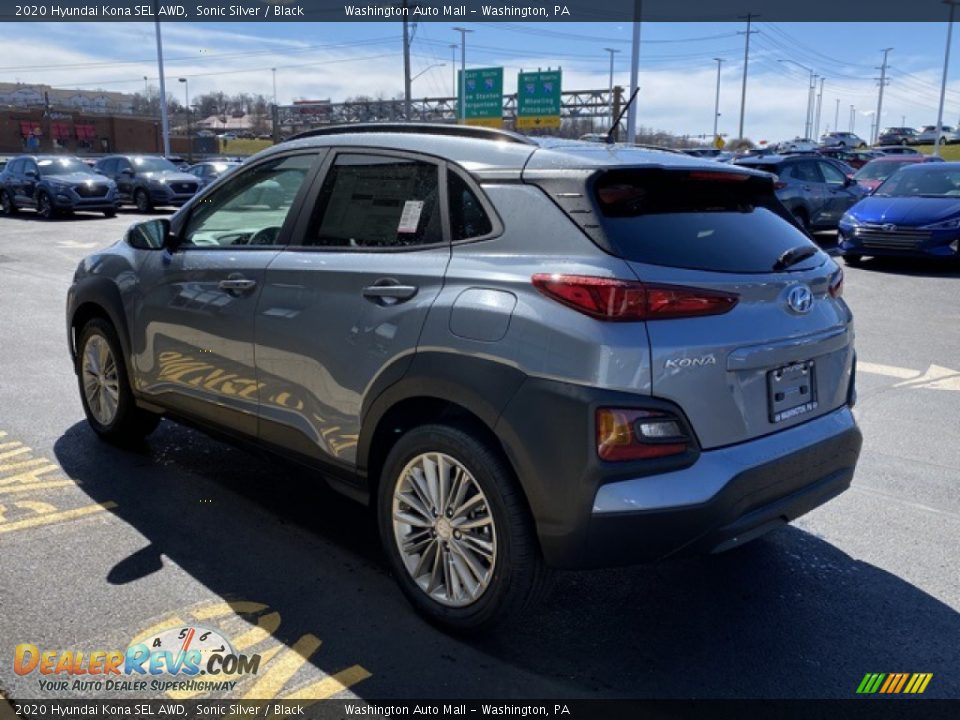 2020 Hyundai Kona SEL AWD Sonic Silver / Black Photo #5