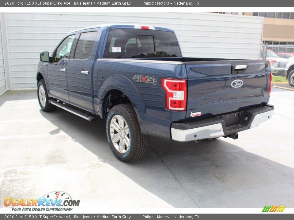 2020 Ford F150 XLT SuperCrew 4x4 Blue Jeans / Medium Earth Gray Photo #6