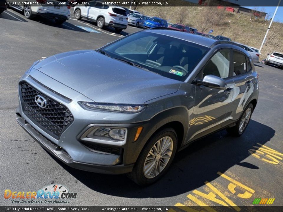 2020 Hyundai Kona SEL AWD Sonic Silver / Black Photo #6