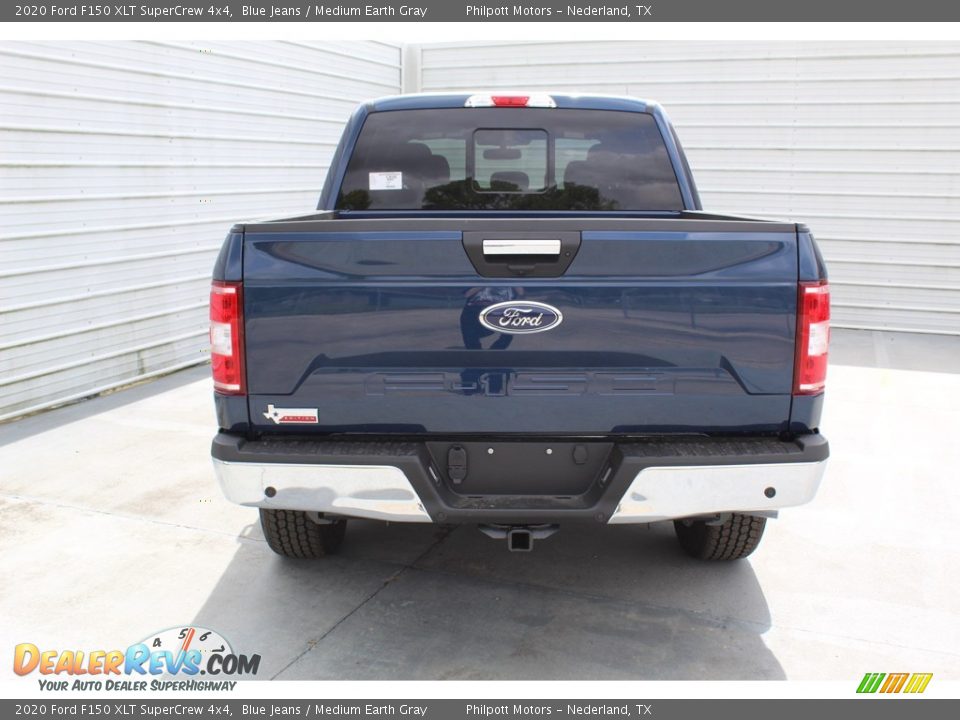 2020 Ford F150 XLT SuperCrew 4x4 Blue Jeans / Medium Earth Gray Photo #7
