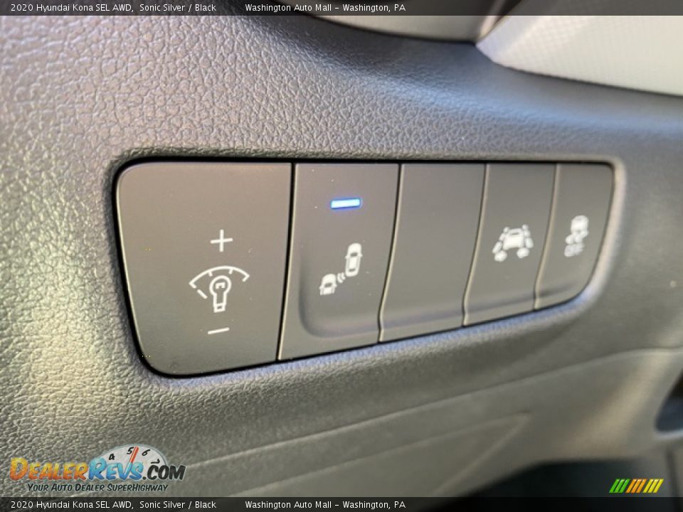 2020 Hyundai Kona SEL AWD Sonic Silver / Black Photo #9