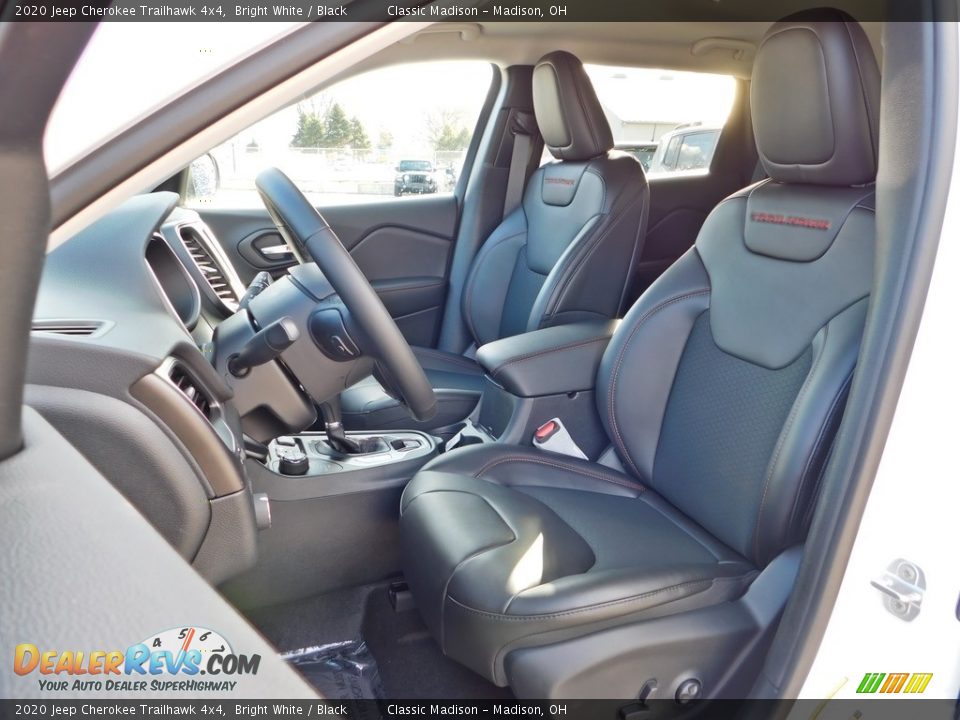 2020 Jeep Cherokee Trailhawk 4x4 Bright White / Black Photo #2