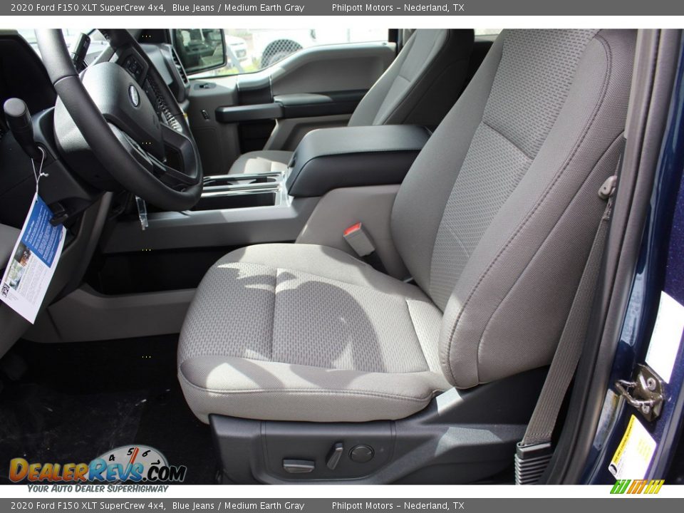 2020 Ford F150 XLT SuperCrew 4x4 Blue Jeans / Medium Earth Gray Photo #10