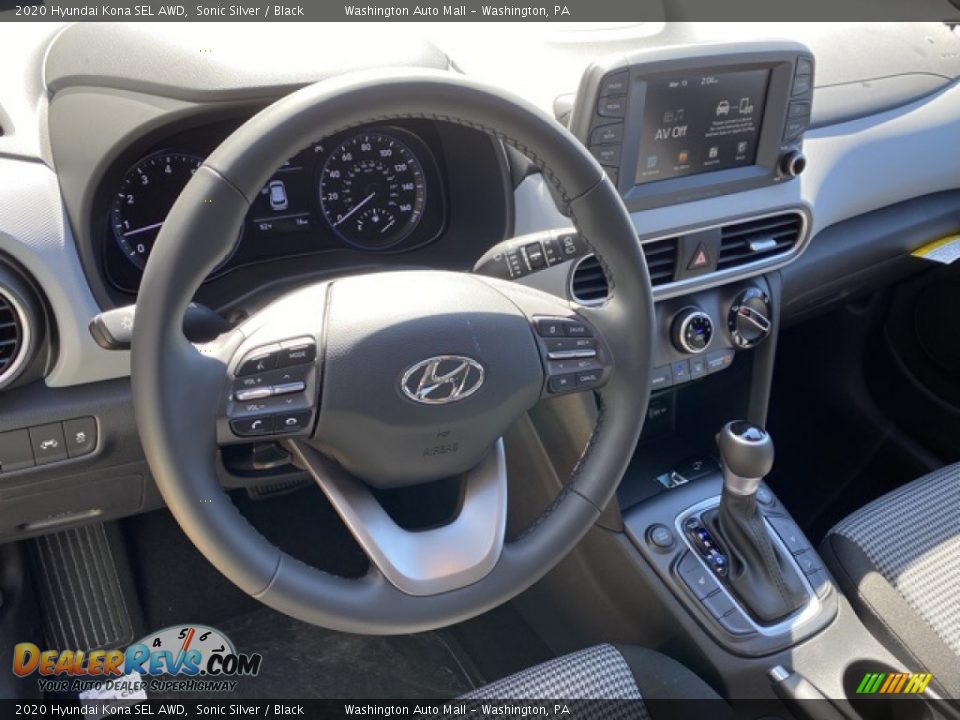 2020 Hyundai Kona SEL AWD Sonic Silver / Black Photo #10