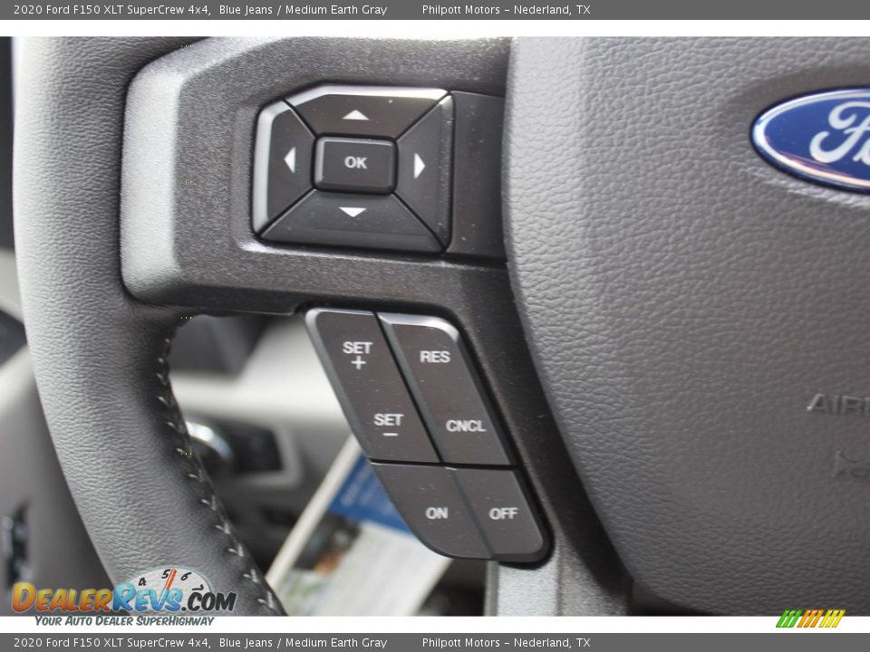 2020 Ford F150 XLT SuperCrew 4x4 Blue Jeans / Medium Earth Gray Photo #11