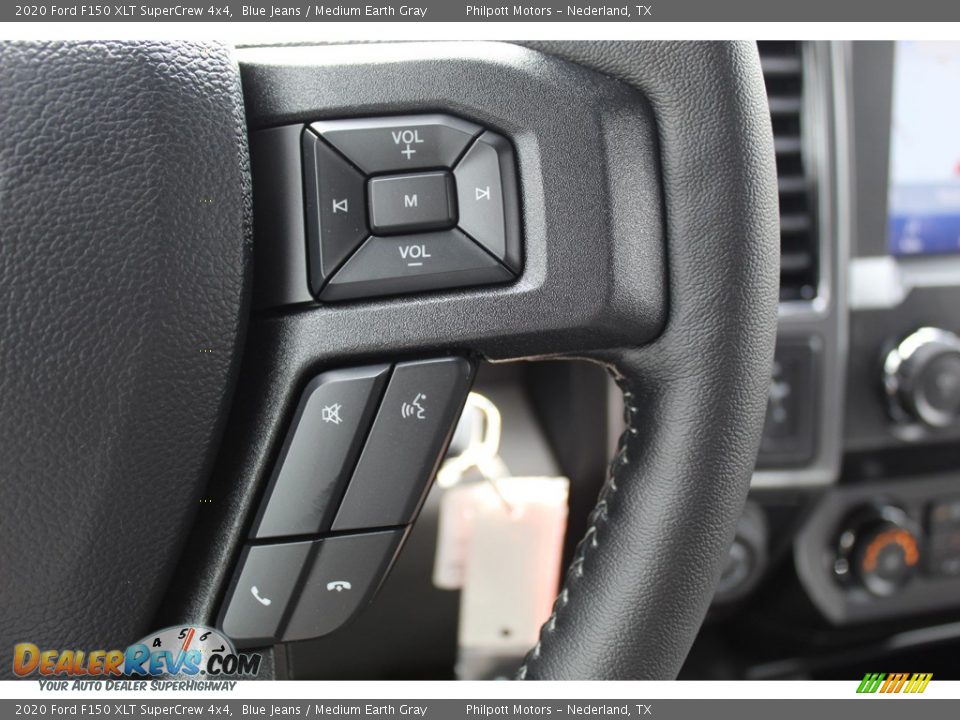 2020 Ford F150 XLT SuperCrew 4x4 Blue Jeans / Medium Earth Gray Photo #12