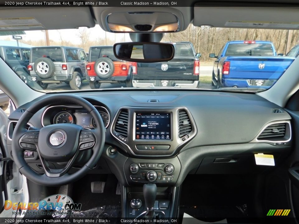 2020 Jeep Cherokee Trailhawk 4x4 Bright White / Black Photo #12