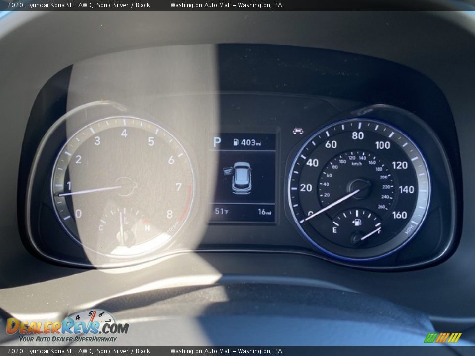 2020 Hyundai Kona SEL AWD Sonic Silver / Black Photo #22