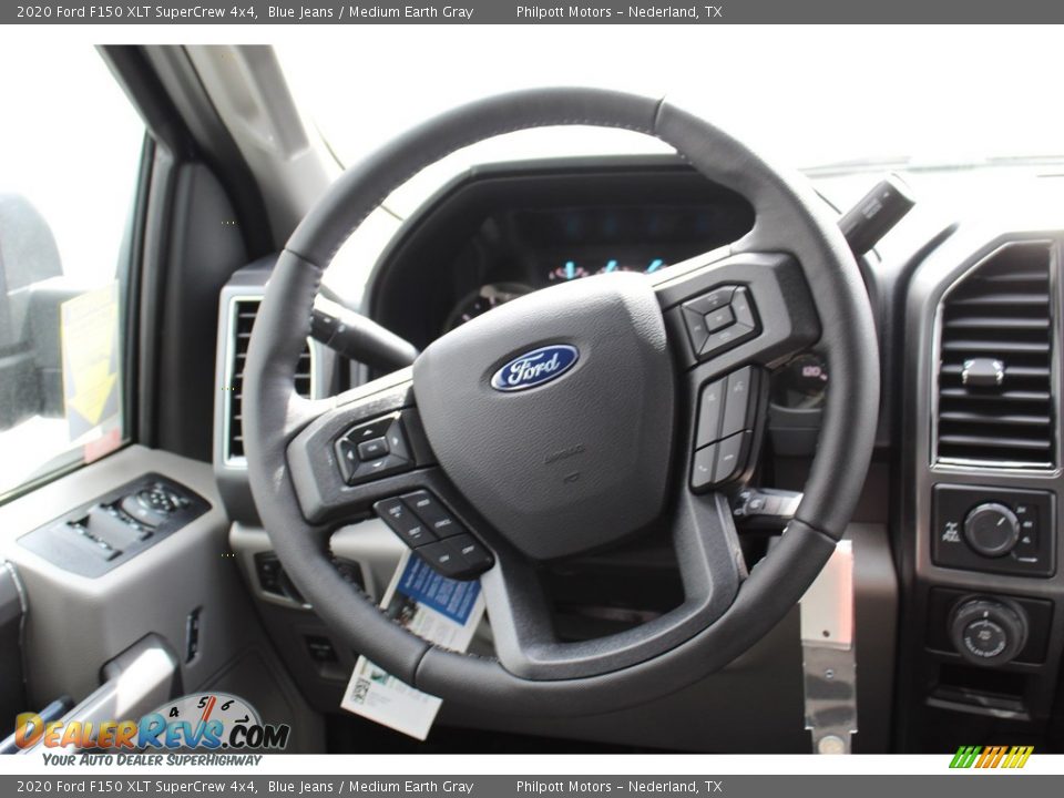 2020 Ford F150 XLT SuperCrew 4x4 Blue Jeans / Medium Earth Gray Photo #21