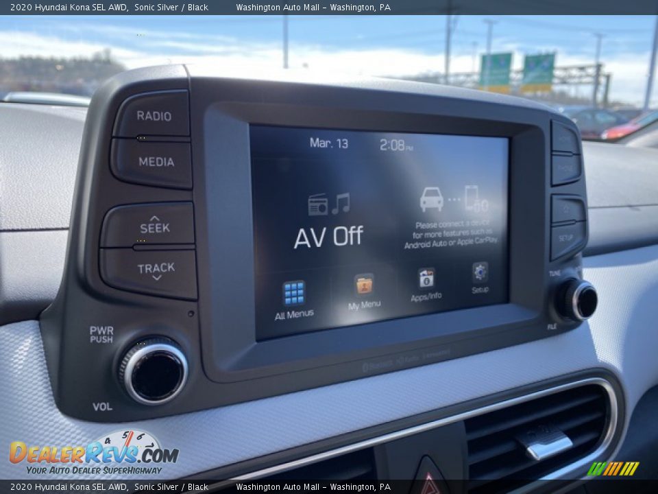 2020 Hyundai Kona SEL AWD Sonic Silver / Black Photo #25