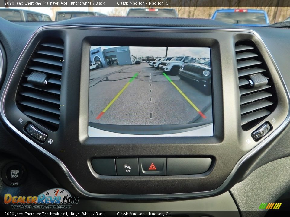 2020 Jeep Cherokee Trailhawk 4x4 Bright White / Black Photo #15