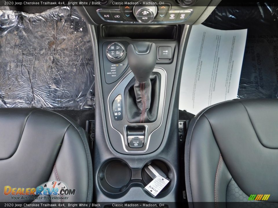 2020 Jeep Cherokee Trailhawk 4x4 Bright White / Black Photo #16