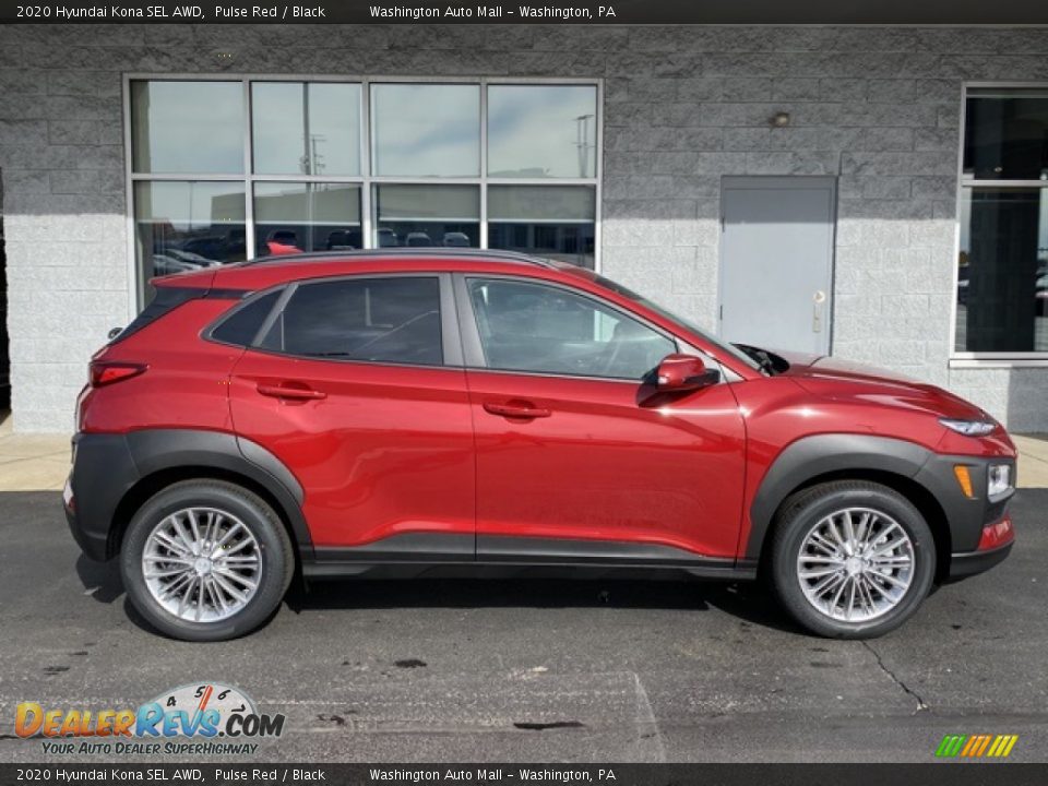 2020 Hyundai Kona SEL AWD Pulse Red / Black Photo #2