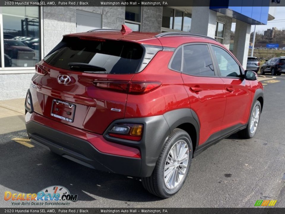 2020 Hyundai Kona SEL AWD Pulse Red / Black Photo #3