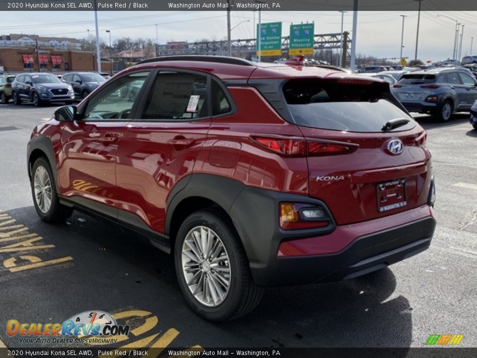 2020 Hyundai Kona SEL AWD Pulse Red / Black Photo #5