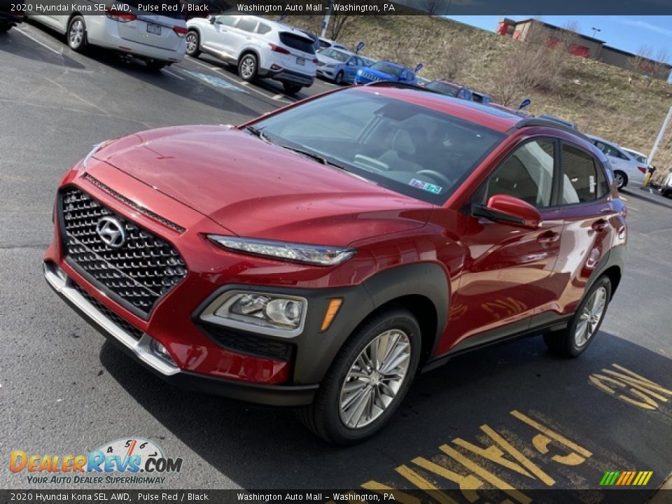 2020 Hyundai Kona SEL AWD Pulse Red / Black Photo #6