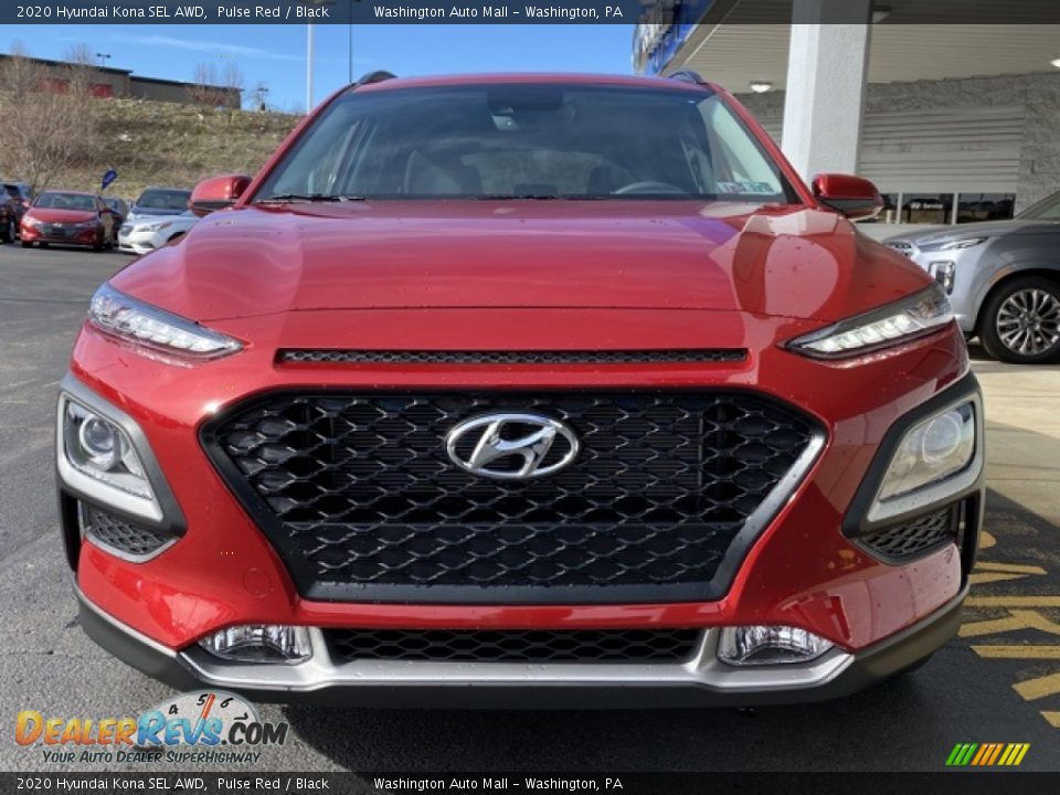 2020 Hyundai Kona SEL AWD Pulse Red / Black Photo #7