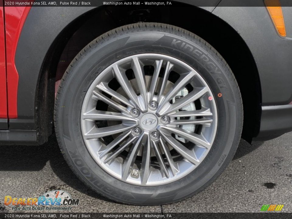2020 Hyundai Kona SEL AWD Pulse Red / Black Photo #21