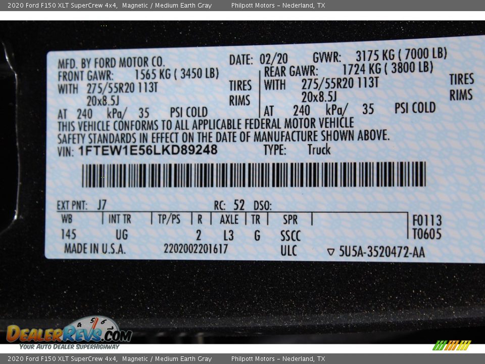 2020 Ford F150 XLT SuperCrew 4x4 Magnetic / Medium Earth Gray Photo #23