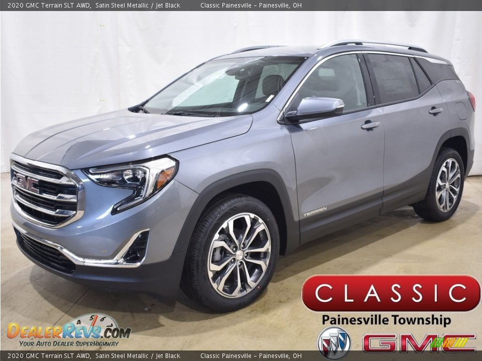 2020 GMC Terrain SLT AWD Satin Steel Metallic / Jet Black Photo #1