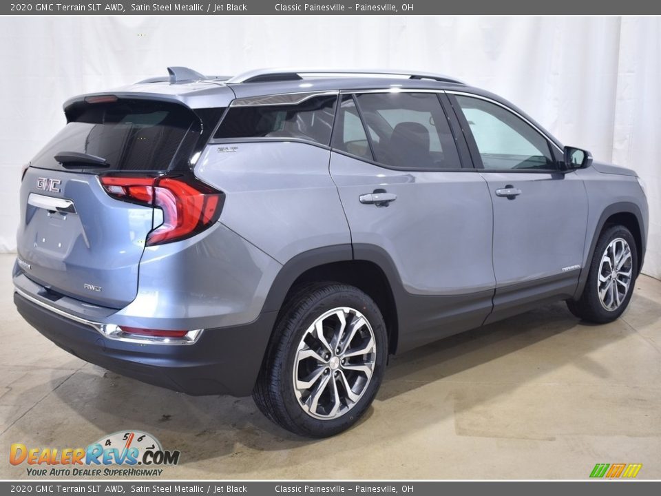 2020 GMC Terrain SLT AWD Satin Steel Metallic / Jet Black Photo #2