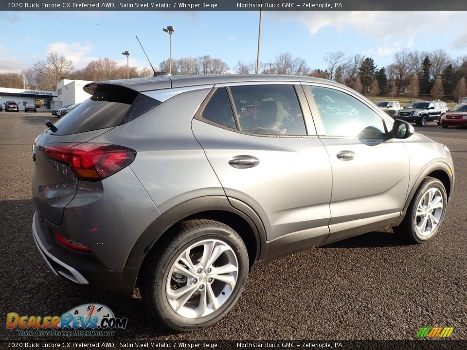 2020 Buick Encore GX Preferred AWD Satin Steel Metallic / Whisper Beige Photo #5