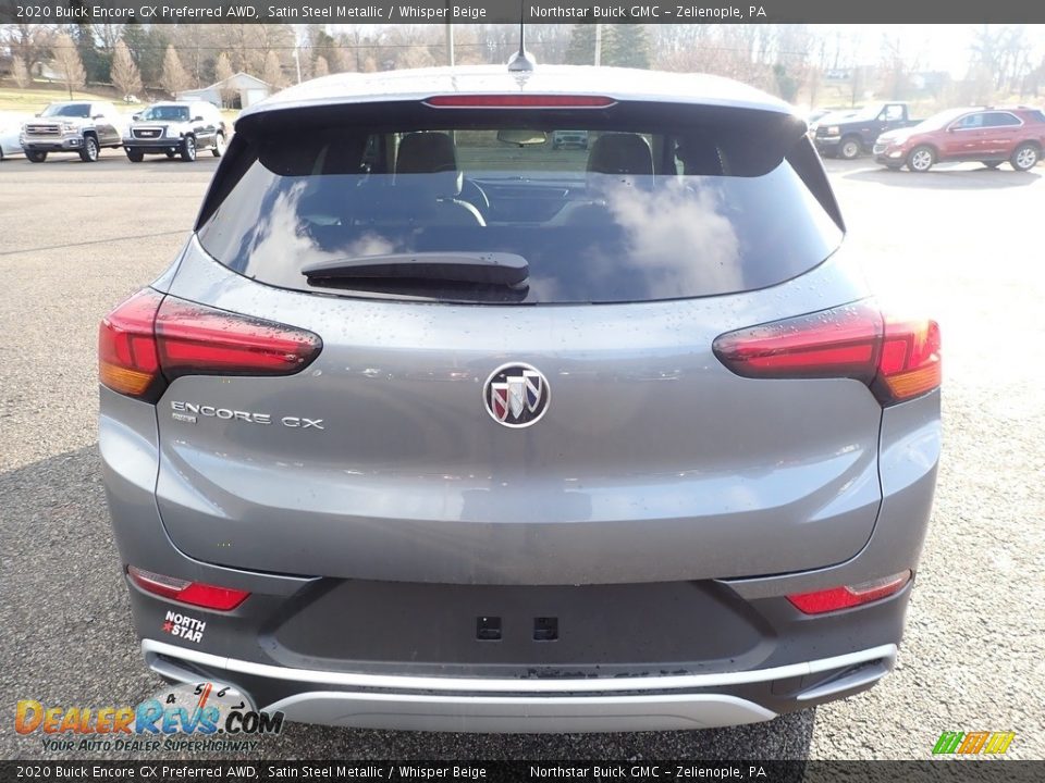 2020 Buick Encore GX Preferred AWD Satin Steel Metallic / Whisper Beige Photo #6