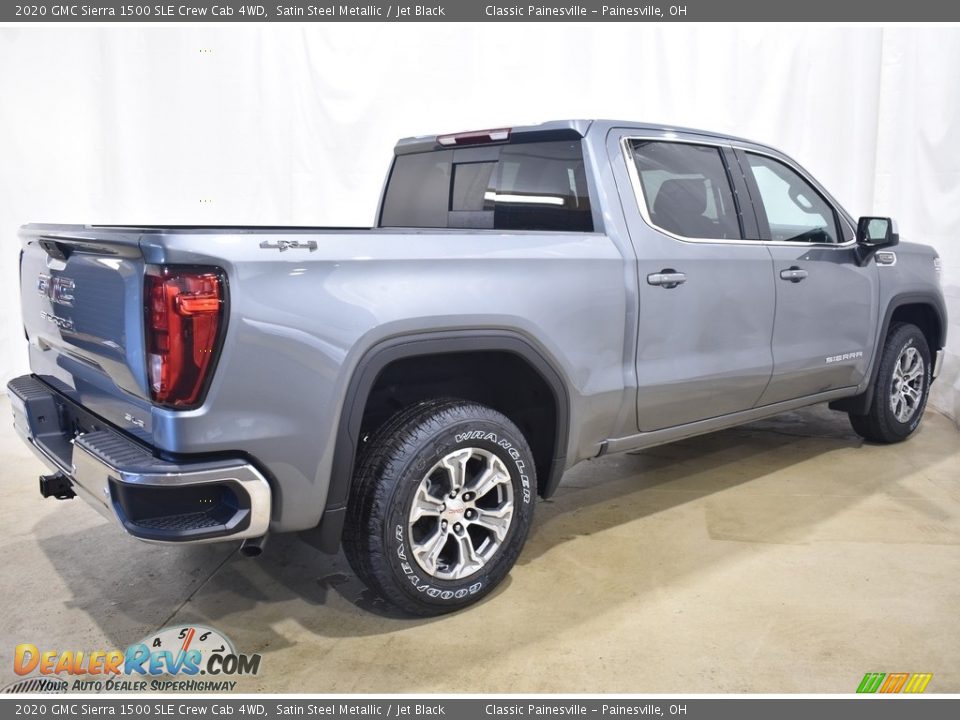 2020 GMC Sierra 1500 SLE Crew Cab 4WD Satin Steel Metallic / Jet Black Photo #2